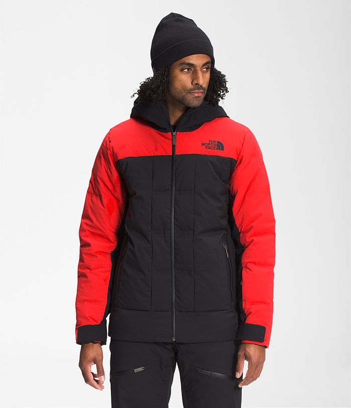 The North Face Winterjas Heren Bellion HQLG53074 - Rood/Zwart